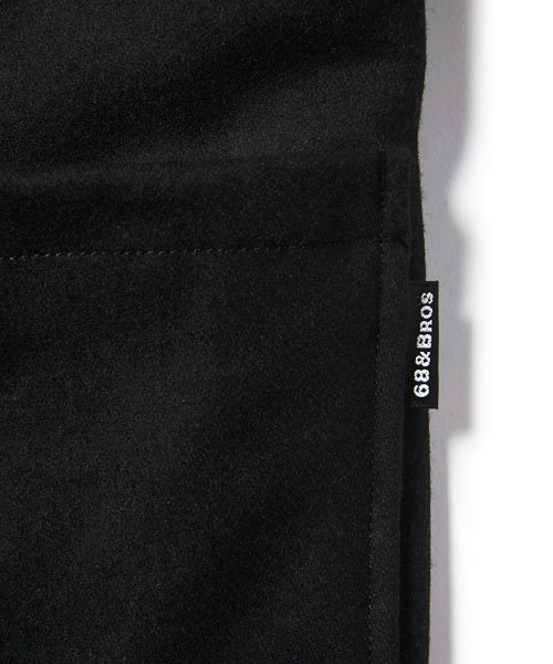 68&brothers(シックスティエイトアンドブラザーズ)の「Melton Gown Coat(チェスターコート・メンズ・ブラック/チェック/グレー・MEDIUM/LARGE/X-LARGE)」の8枚目の写真