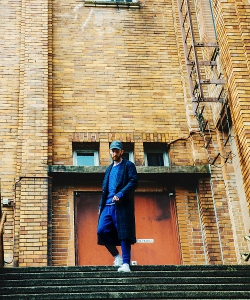 68&brothers(シックスティエイトアンドブラザーズ)の「Melton Gown Coat(チェスターコート・メンズ・ブラック/チェック/グレー・MEDIUM/LARGE/X-LARGE)」の4枚目の写真