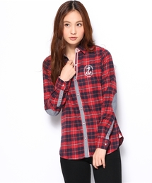 TOMMY HILFIGER | TH COTTON FLANEL CHECK COMBO SHIRT (シャツ/ブラウス)