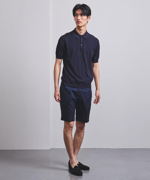 UNITED ARROWS（ユナイテッドアローズ）の「＜UNITED ARROWS＞ サイドアジャスト ショートパンツ◆（その他パンツ・メンズ・ダークグリーン/ネイビー/ホワイト・LARGE/SMALL/MEDIUM/X-LARGE）」の5枚目の写真
