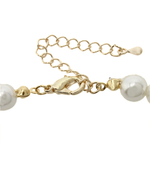 WEGO(ウィゴー)の「WEGO/シェルパールチョーカー(ネックレス・レディース・ホワイト・FREE)」の4枚目の写真