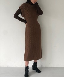 TODAYFUL | スリーブレスパターンドレス(ワンピース)