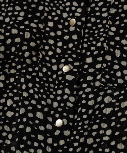 natural couture（ナチュラルクチュール）の「お上品ちょい開襟ブラウス（シャツ/ブラウス・レディース・アイボリー/ホワイト系その他/ブラック系その他/ブラウン/グレイッシュベージュ/ピンク・FREE）」の12枚目の写真