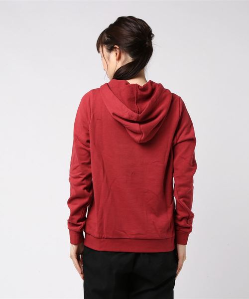 Hurley （ハーレー）の「W HRLY OAO FLEECE PULLOVER LS / レディース プルオーバーパーカープリントロゴ サーフカジュアル（パーカー・レディース・ヘザーグレー/ブラック/ブラック系その他/レッド系その他・X-SMALL/SMALL）」の10枚目の写真