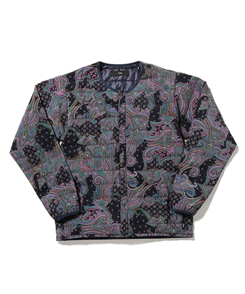 BEAMS（ビームス）の「VAPORIZE / ペイズリー柄 中綿 ダウンジャケット（ダウンジャケット/コート・メンズ・グリーン系その他/ブルー系その他・SMALL/MEDIUM/LARGE）」の2枚目の写真