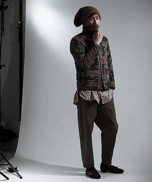 BEAMS（ビームス）の「VAPORIZE / ペイズリー柄 中綿 ダウンジャケット（ダウンジャケット/コート・メンズ・グリーン系その他/ブルー系その他・SMALL/MEDIUM/LARGE）」の3枚目の写真