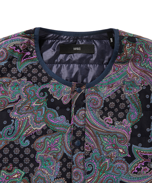 BEAMS（ビームス）の「VAPORIZE / ペイズリー柄 中綿 ダウンジャケット（ダウンジャケット/コート・メンズ・グリーン系その他/ブルー系その他・SMALL/MEDIUM/LARGE）」の12枚目の写真