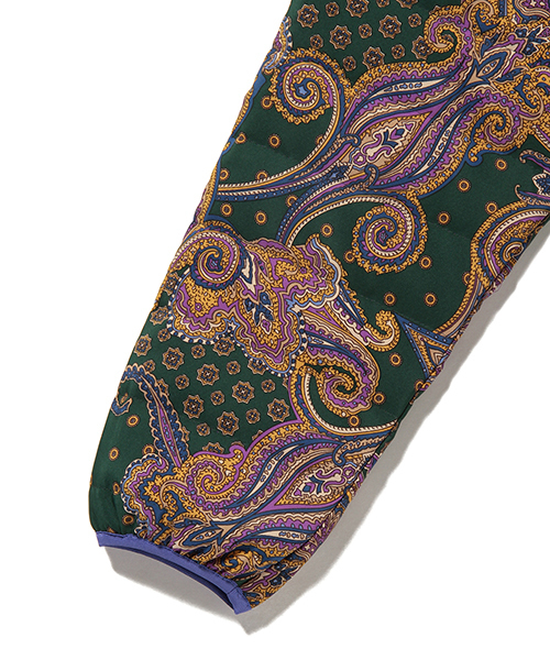 BEAMS（ビームス）の「VAPORIZE / ペイズリー柄 中綿 ダウンジャケット（ダウンジャケット/コート・メンズ・グリーン系その他/ブルー系その他・SMALL/MEDIUM/LARGE）」の11枚目の写真