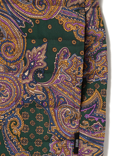 BEAMS（ビームス）の「VAPORIZE / ペイズリー柄 中綿 ダウンジャケット（ダウンジャケット/コート・メンズ・グリーン系その他/ブルー系その他・SMALL/MEDIUM/LARGE）」の9枚目の写真