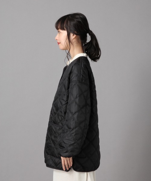 LOWRYS FARM（ローリーズファーム）の「キルティングブルゾン　861009（ブルゾン・レディース・アイボリー/ブラック/グリーン/イエロー・FREE）」の5枚目の写真