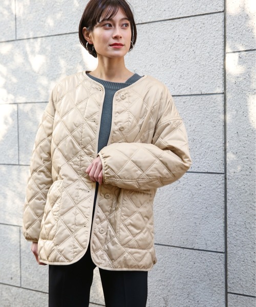 LOWRYS FARM（ローリーズファーム）の「キルティングブルゾン　861009（ブルゾン・レディース・アイボリー/ブラック/グリーン/イエロー・FREE）」の16枚目の写真