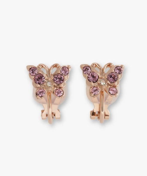 ANNA SUI(アナスイ)の「蝶モチーフイヤリング(イヤリング・レディース・ピンク/シルバー/ピンクゴールド・ONE SIZE)」の3枚目の写真