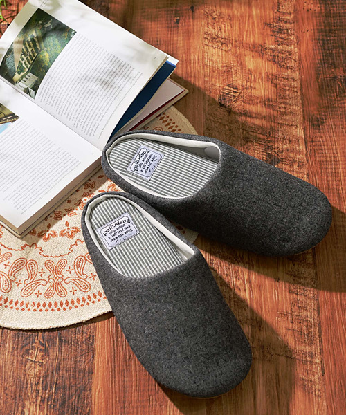 Add+（アッド）の「＜Add+＞チャールス スリッパ ルームシューズ コットン＆デニム（ルームシューズ/スリッパ）」 - WEAR