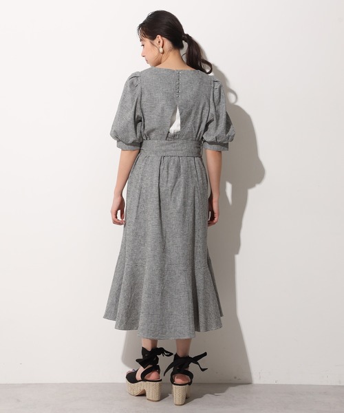 one after another NICE CLAUP（ワンアフターアナザーナイスクラップ）の「2wayリネンリボンサンダル（サンダル・レディース・ブラック/モカ/ライトベージュ・SMALL/MEDIUM/LARGE）」の15枚目の写真