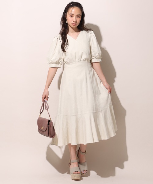 one after another NICE CLAUP（ワンアフターアナザーナイスクラップ）の「2wayリネンリボンサンダル（サンダル・レディース・ブラック/モカ/ライトベージュ・SMALL/MEDIUM/LARGE）」の17枚目の写真