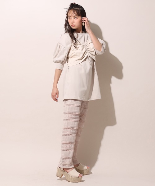 one after another NICE CLAUP（ワンアフターアナザーナイスクラップ）の「2wayリネンリボンサンダル（サンダル・レディース・ブラック/モカ/ライトベージュ・SMALL/MEDIUM/LARGE）」の11枚目の写真