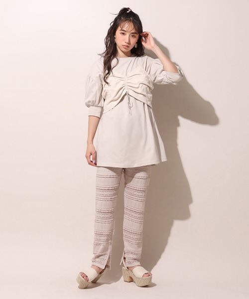 one after another NICE CLAUP（ワンアフターアナザーナイスクラップ）の「2wayリネンリボンサンダル（サンダル・レディース・ブラック/モカ/ライトベージュ・SMALL/MEDIUM/LARGE）」の12枚目の写真