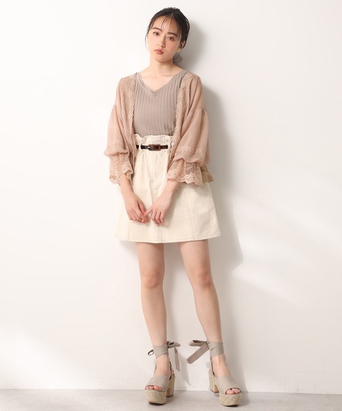 one after another NICE CLAUP（ワンアフターアナザーナイスクラップ）の「2wayリネンリボンサンダル（サンダル・レディース・ブラック/モカ/ライトベージュ・SMALL/MEDIUM/LARGE）」の22枚目の写真