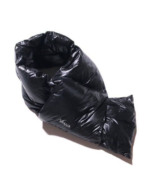 NANGA（ナンガ）の「PORTABLE LIGHT DOWN MUFFLER / ポータブルライトダウンマフラー（ユニセックス）（マフラー・メンズ・ブラック/モカ/カーキ/ネイビー/ベージュ・ONESIZE）」の16枚目の写真