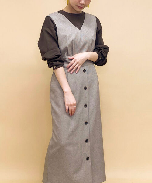 セール 前ボタンジャンスカ ワンピース Fredy Emue フレディエミュ のファッション通販 Zozotown