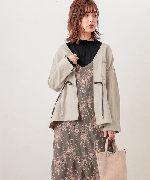 natural couture（ナチュラルクチュール）の「クリンクルメローＴ（Tシャツ/カットソー・レディース・ブラック/ブラウン/アイボリー/ミント/ライトベージュ・FREE）」の17枚目の写真