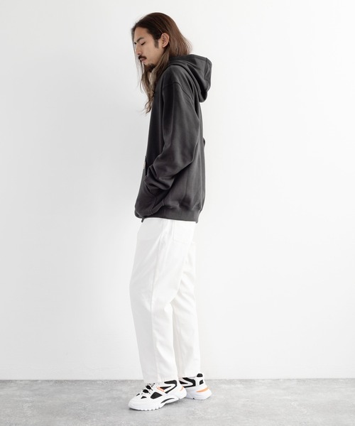 Carhartt（カーハート）の「CARHARTT カーハート ワイドシルエットパーカー  裏起毛フーディー ミッドウェイト Hooded Sweatshirt K121（パーカー・メンズ・ブラック/ダークブラウン/ネイビー/モスグリーン/ヘザーグレー/ヘザーチャコール・S/M/L/XL）」の10枚目の写真