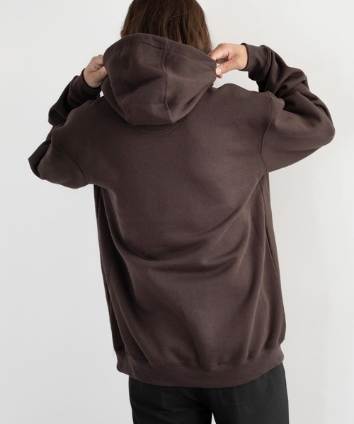 Carhartt（カーハート）の「CARHARTT カーハート ワイドシルエットパーカー  裏起毛フーディー ミッドウェイト Hooded Sweatshirt K121（パーカー・メンズ・ブラック/ダークブラウン/ネイビー/モスグリーン/ヘザーグレー/ヘザーチャコール・S/M/L/XL）」の21枚目の写真