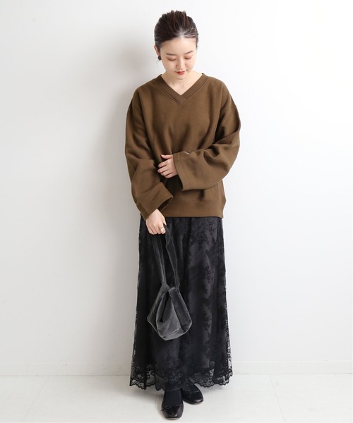 IENA（イエナ）の「【Champion/チャンピオン】別注REVERSEWEAVE プルオーバー◆（スウェット・レディース・ブラック/ブラウン/ベージュ/キャメル・FREE）」の13枚目の写真