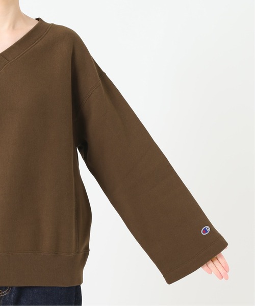 IENA（イエナ）の「【Champion/チャンピオン】別注REVERSEWEAVE プルオーバー◆（スウェット・レディース・ブラック/ブラウン/ベージュ/キャメル・FREE）」の17枚目の写真