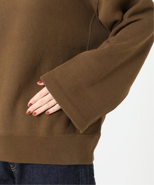 IENA（イエナ）の「【Champion/チャンピオン】別注REVERSEWEAVE プルオーバー◆（スウェット・レディース・ブラック/ブラウン/ベージュ/キャメル・FREE）」の6枚目の写真