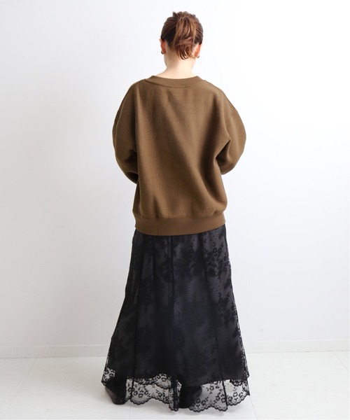 IENA（イエナ）の「【Champion/チャンピオン】別注REVERSEWEAVE プルオーバー◆（スウェット・レディース・ブラック/ブラウン/ベージュ/キャメル・FREE）」の8枚目の写真