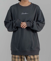 WEGO | WEGO/シンプル刺繍プルオーバー(スウェット)