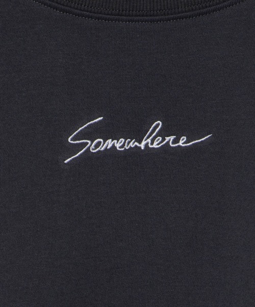 WEGO（ウィゴー）の「WEGO/シンプル刺繍プルオーバー（スウェット・メンズ・パープル/スミクロ・SMALL/LARGE/MEDIUM）」の6枚目の写真