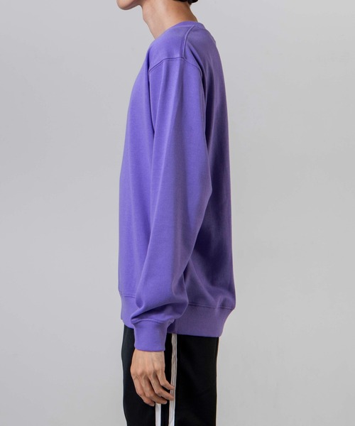 WEGO（ウィゴー）の「WEGO/シンプル刺繍プルオーバー（スウェット・メンズ・パープル/スミクロ・SMALL/LARGE/MEDIUM）」の19枚目の写真