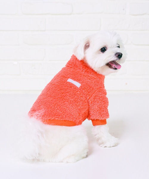 Best Friends（ベストフレンズ）の「Best Friends ベストフレンズ：ジップボアジャケット（ペットウェア・レディース・ベージュ/ピンク/ミント/ブラック/オレンジ/ブラウン・S/L/XXL/M/XL）」の6枚目の写真