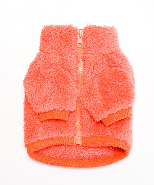 Best Friends（ベストフレンズ）の「Best Friends ベストフレンズ：ジップボアジャケット（ペットウェア・レディース・ベージュ/ピンク/ミント/ブラック/オレンジ/ブラウン・S/L/XXL/M/XL）」の22枚目の写真