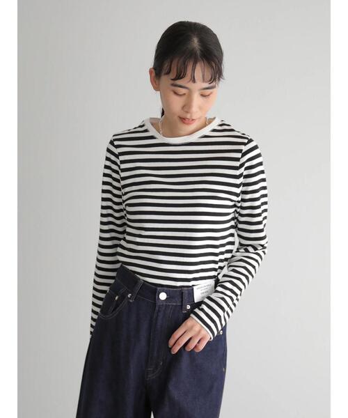 AMERICAN HOLIC(アメリカンホリック)の「クルーネックカットプルオーバー *(Tシャツ/カットソー・レディース・ブラック/オフホワイト/その他7・M/L)」の8枚目の写真