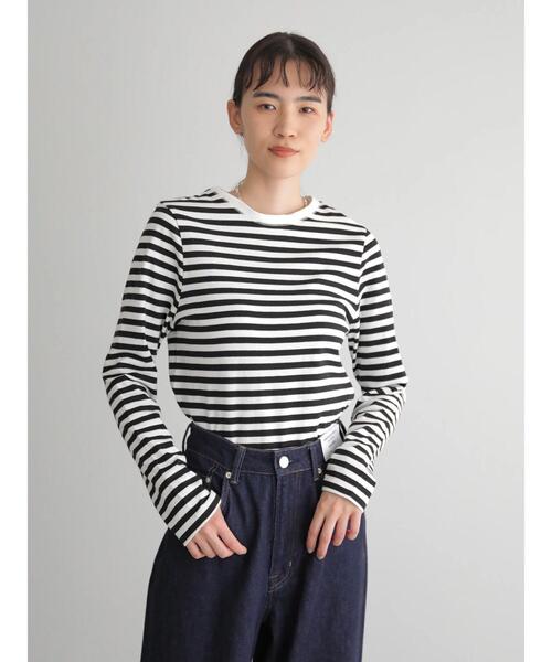 AMERICAN HOLIC(アメリカンホリック)の「クルーネックカットプルオーバー *(Tシャツ/カットソー・レディース・ブラック/オフホワイト/その他7・M/L)」の3枚目の写真