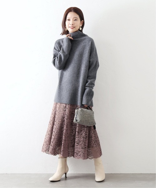 La TOTALITE（ラトータリテ）の「《追加3》レースフレアスカート【手洗い可能】◆（スカート・レディース・ブルー/ピンク・38/36）」の22枚目の写真