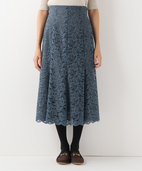 La TOTALITE（ラトータリテ）の「《追加3》レースフレアスカート【手洗い可能】◆（スカート・レディース・ブルー/ピンク・38/36）」の13枚目の写真