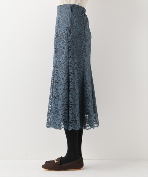 La TOTALITE（ラトータリテ）の「《追加3》レースフレアスカート【手洗い可能】◆（スカート・レディース・ブルー/ピンク・38/36）」の19枚目の写真