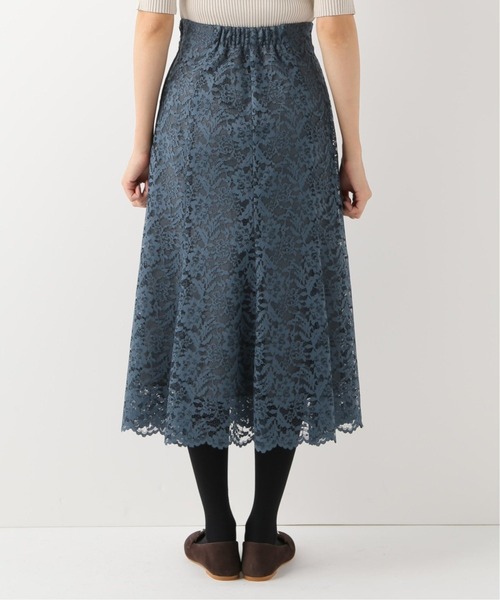 La TOTALITE（ラトータリテ）の「《追加3》レースフレアスカート【手洗い可能】◆（スカート・レディース・ブルー/ピンク・38/36）」の3枚目の写真