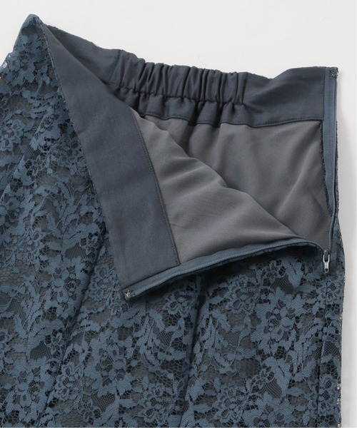 La TOTALITE（ラトータリテ）の「《追加3》レースフレアスカート【手洗い可能】◆（スカート・レディース・ブルー/ピンク・38/36）」の17枚目の写真