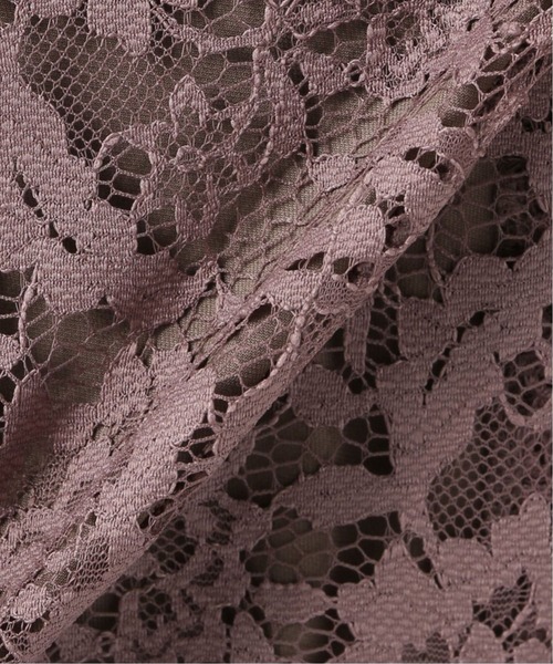 La TOTALITE（ラトータリテ）の「《追加3》レースフレアスカート【手洗い可能】◆（スカート・レディース・ブルー/ピンク・38/36）」の4枚目の写真