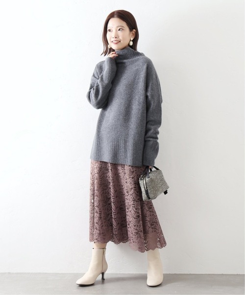 La TOTALITE（ラトータリテ）の「《追加3》レースフレアスカート【手洗い可能】◆（スカート・レディース・ブルー/ピンク・38/36）」の15枚目の写真