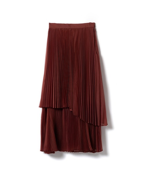 LAYMEE（レイミー）の「Rian pleats SK / リアンプリーツスカート（スカート・レディース・レンガ/ピンク/ピンクベージュ・FREE）」の16枚目の写真