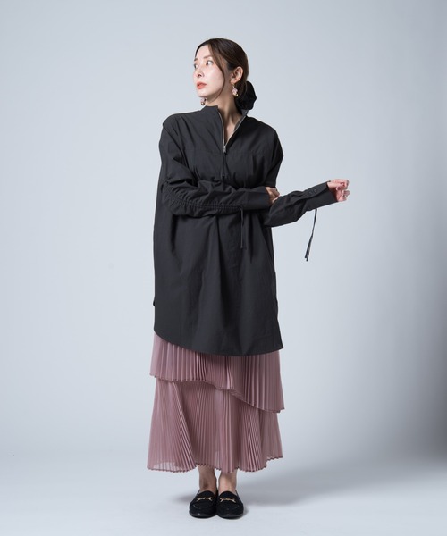 LAYMEE（レイミー）の「Rian pleats SK / リアンプリーツスカート（スカート・レディース・レンガ/ピンク/ピンクベージュ・FREE）」の17枚目の写真