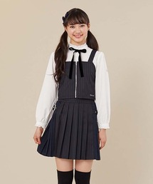 by LOVEiT（バイラビット）の「フロントジップつきピンストライプビスチェ（ベスト・キッズ）」