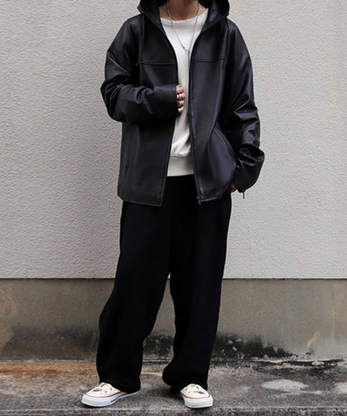 antiqua（アンティカ）の「レザージャケット（ライダースジャケット