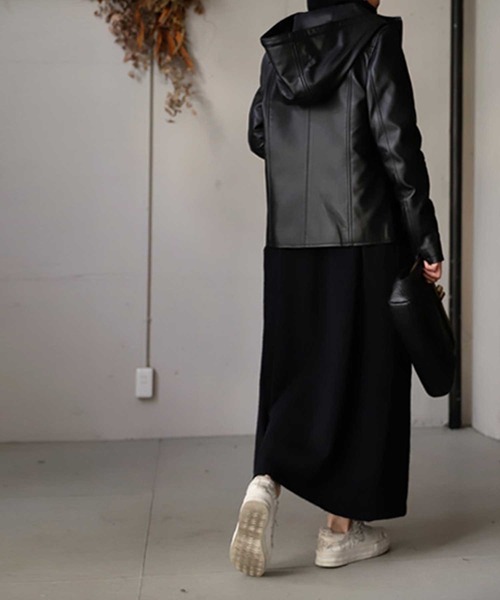 antiqua（アンティカ）の「レザージャケット（ライダースジャケット